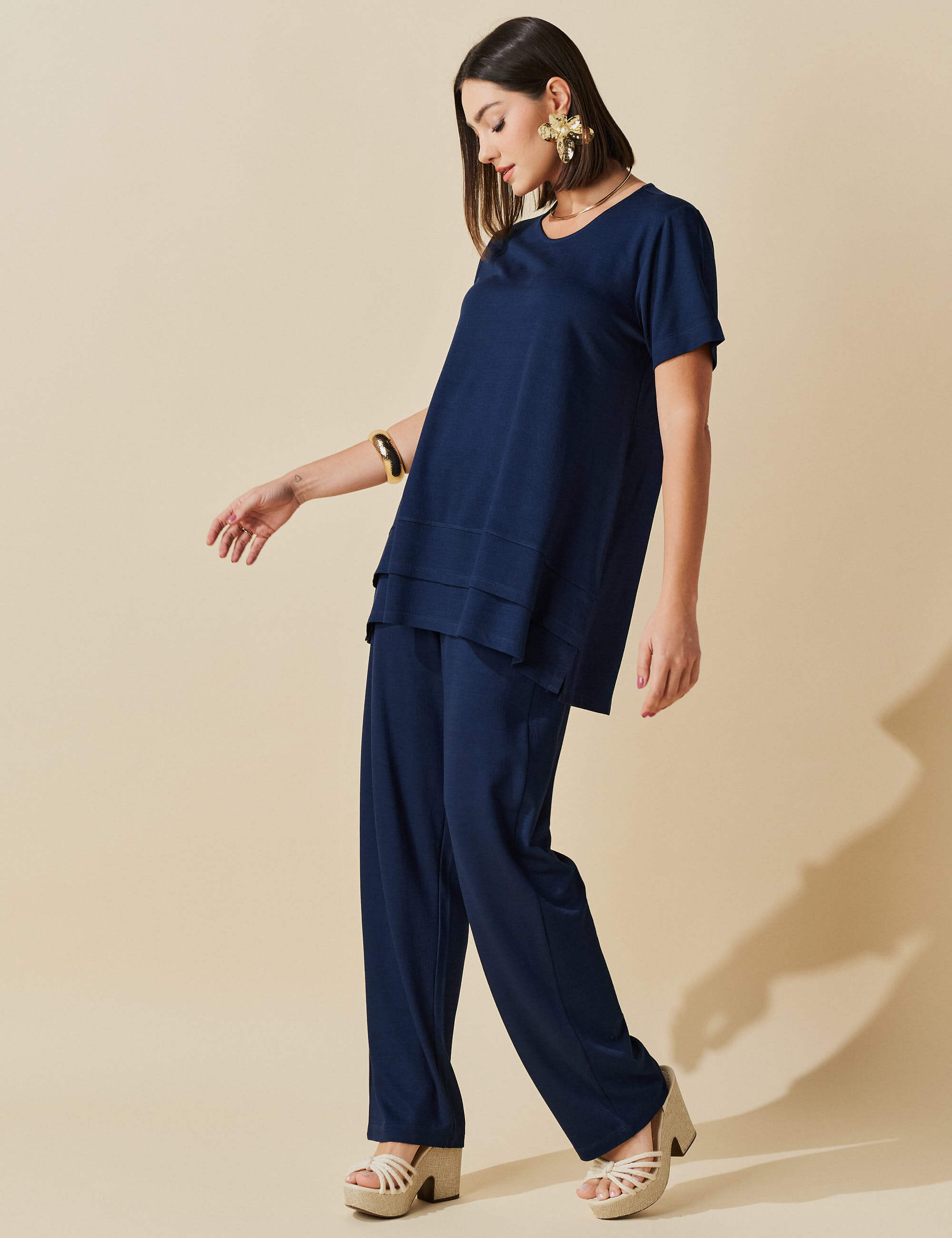 Conjunto Vicenza Tici Azul Marinho