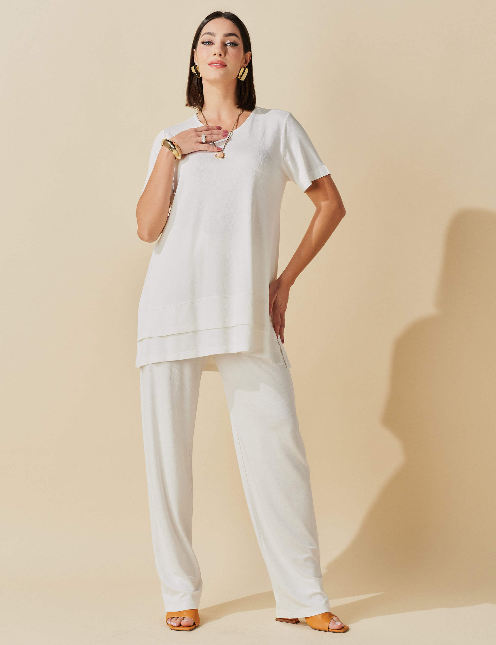 Conjunto Vicenza Tici Off White
