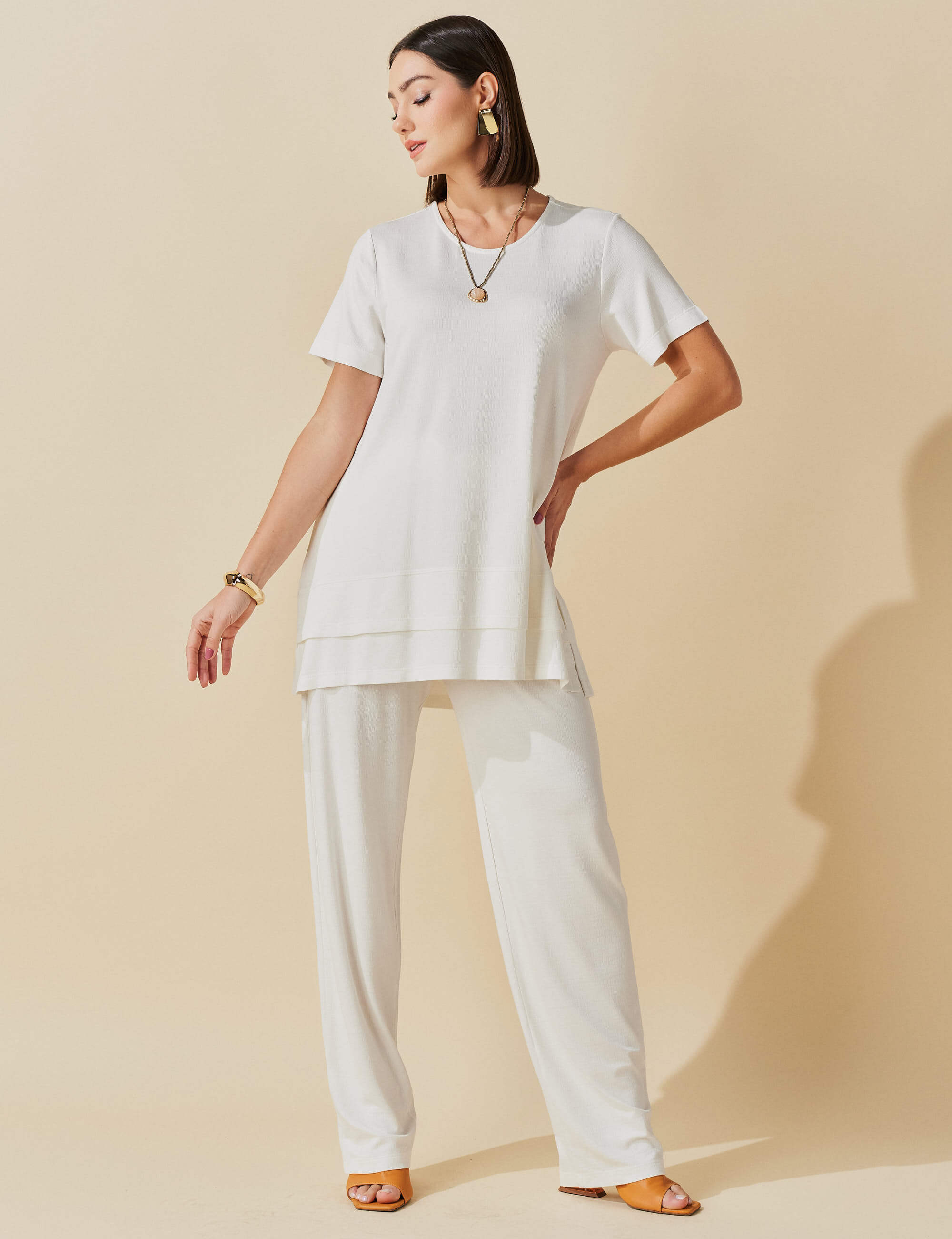 Conjunto Vicenza Tici Off White