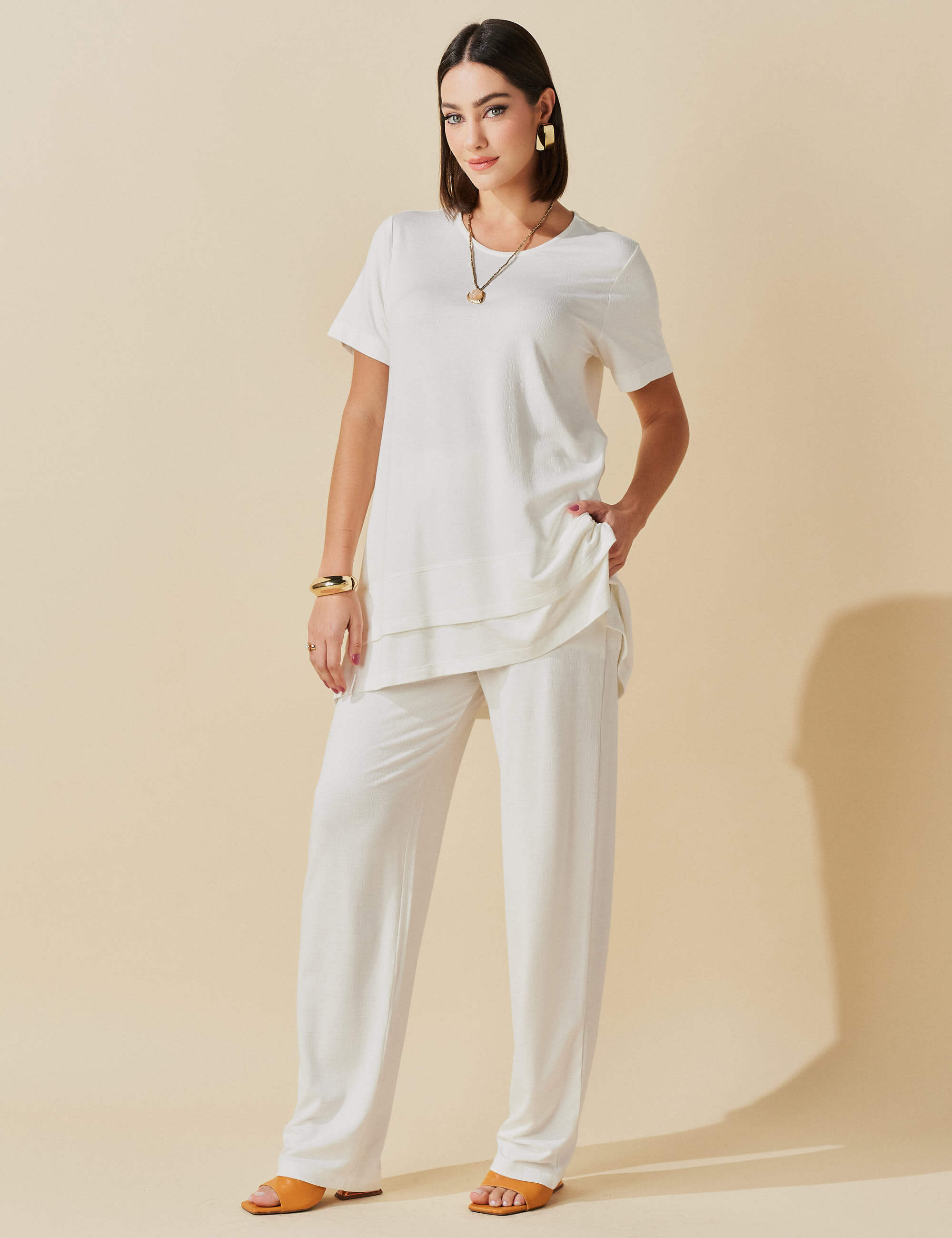 Conjunto Vicenza Tici Off White
