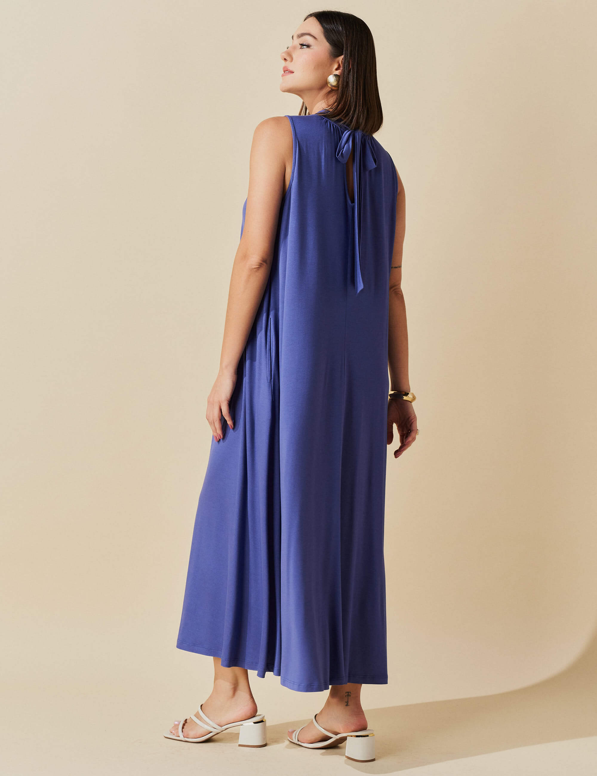 Vestido Tacita Azul Conexão