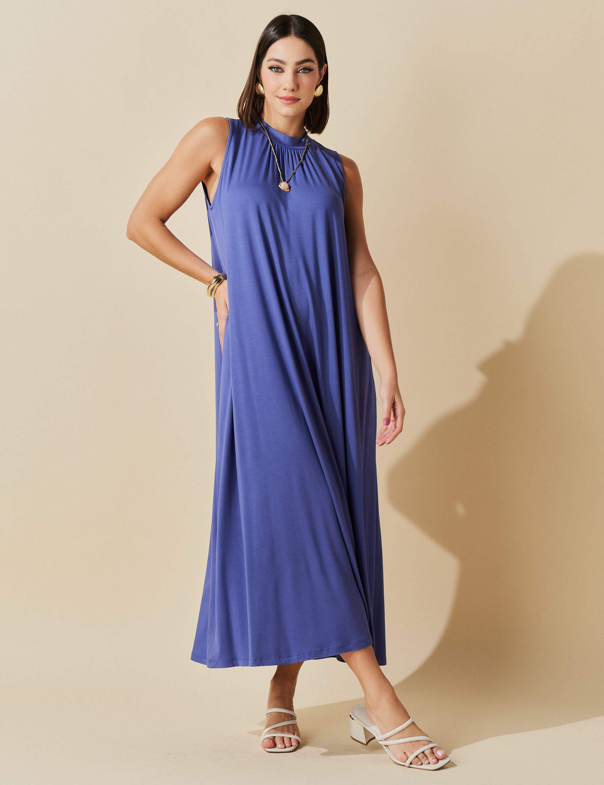 Vestido Tacita Azul Conexão