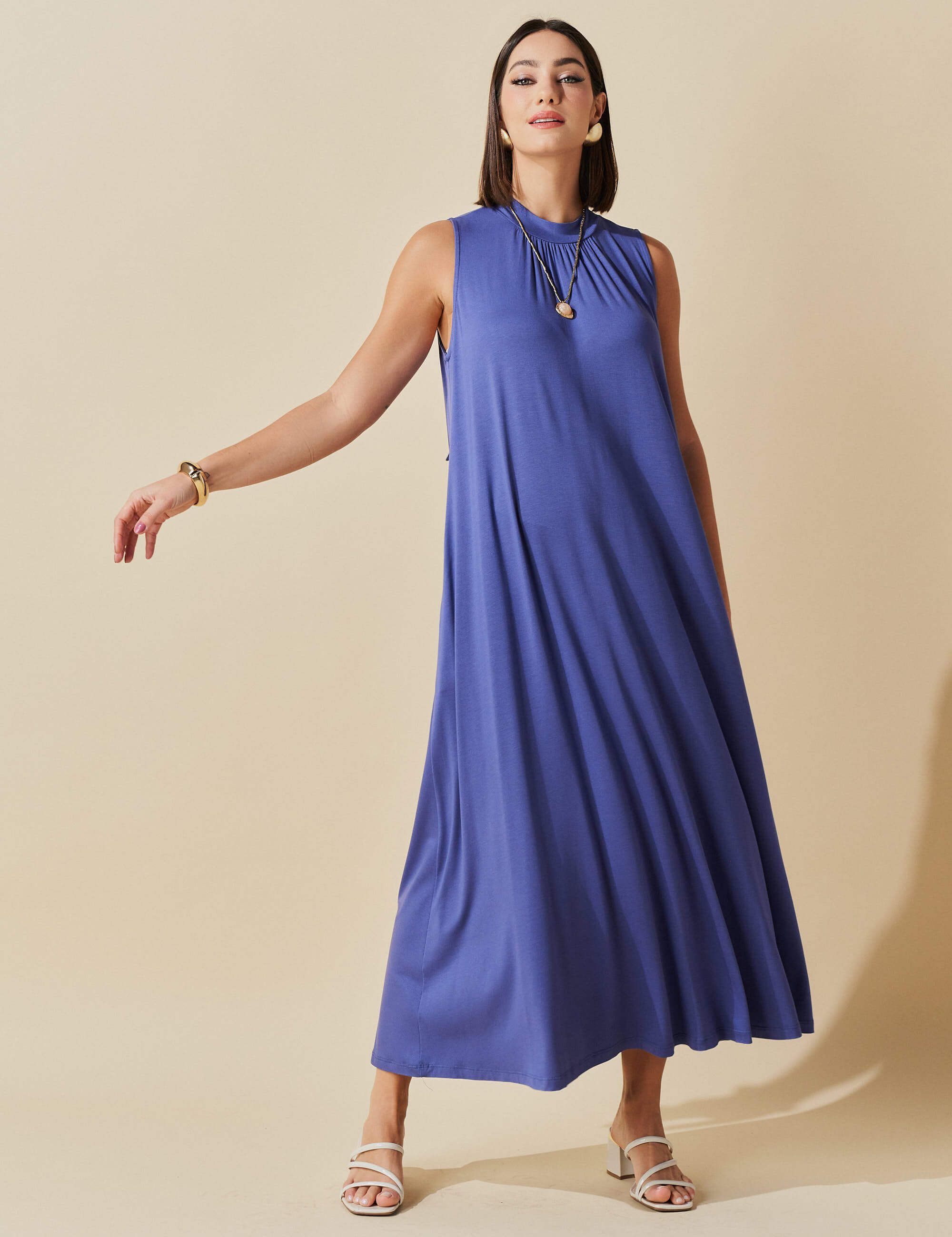 Vestido Tacita Azul Conexão