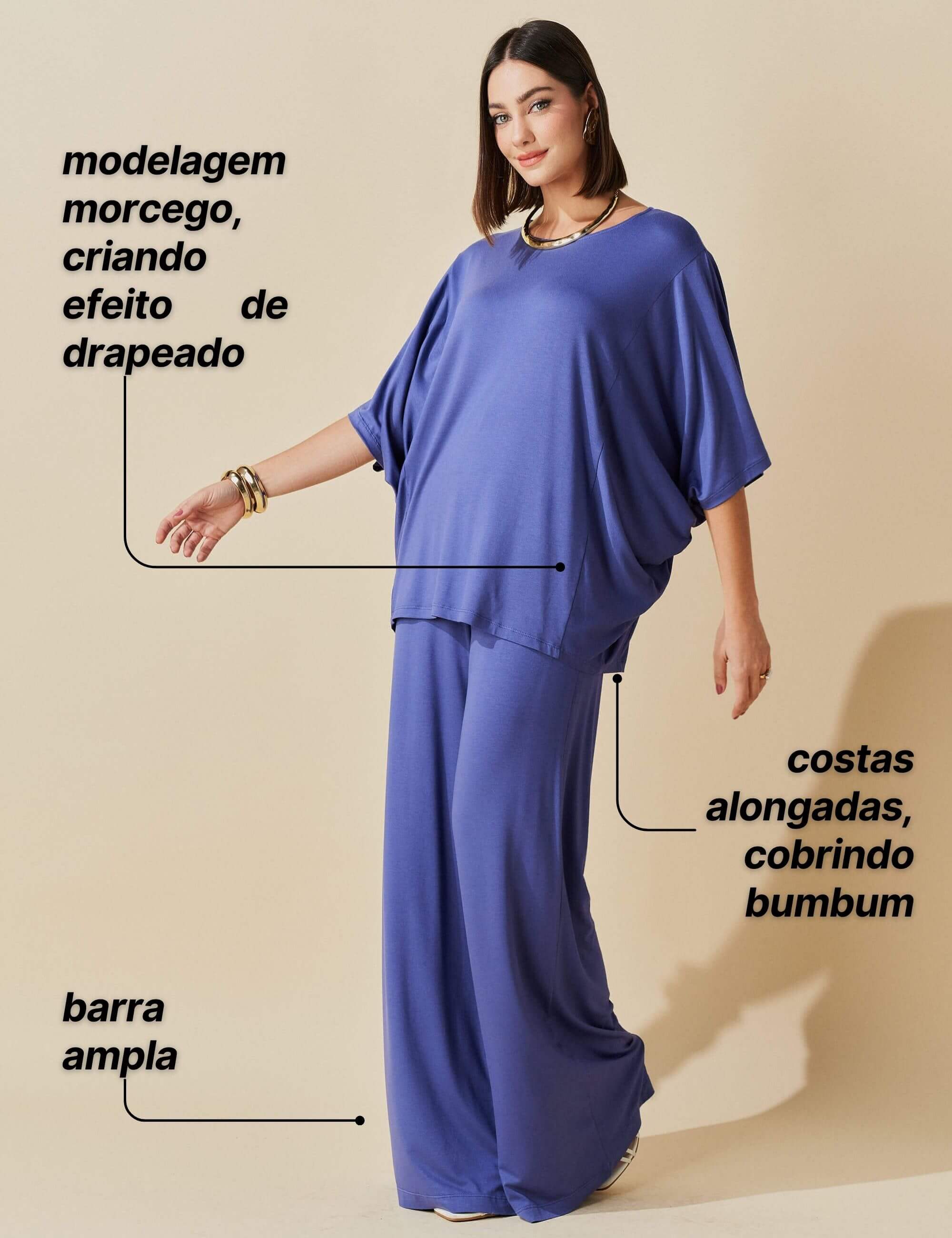 Conjunto Titania Azul Conexão