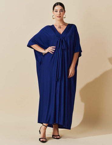 Vestido Tina Azul Profundo