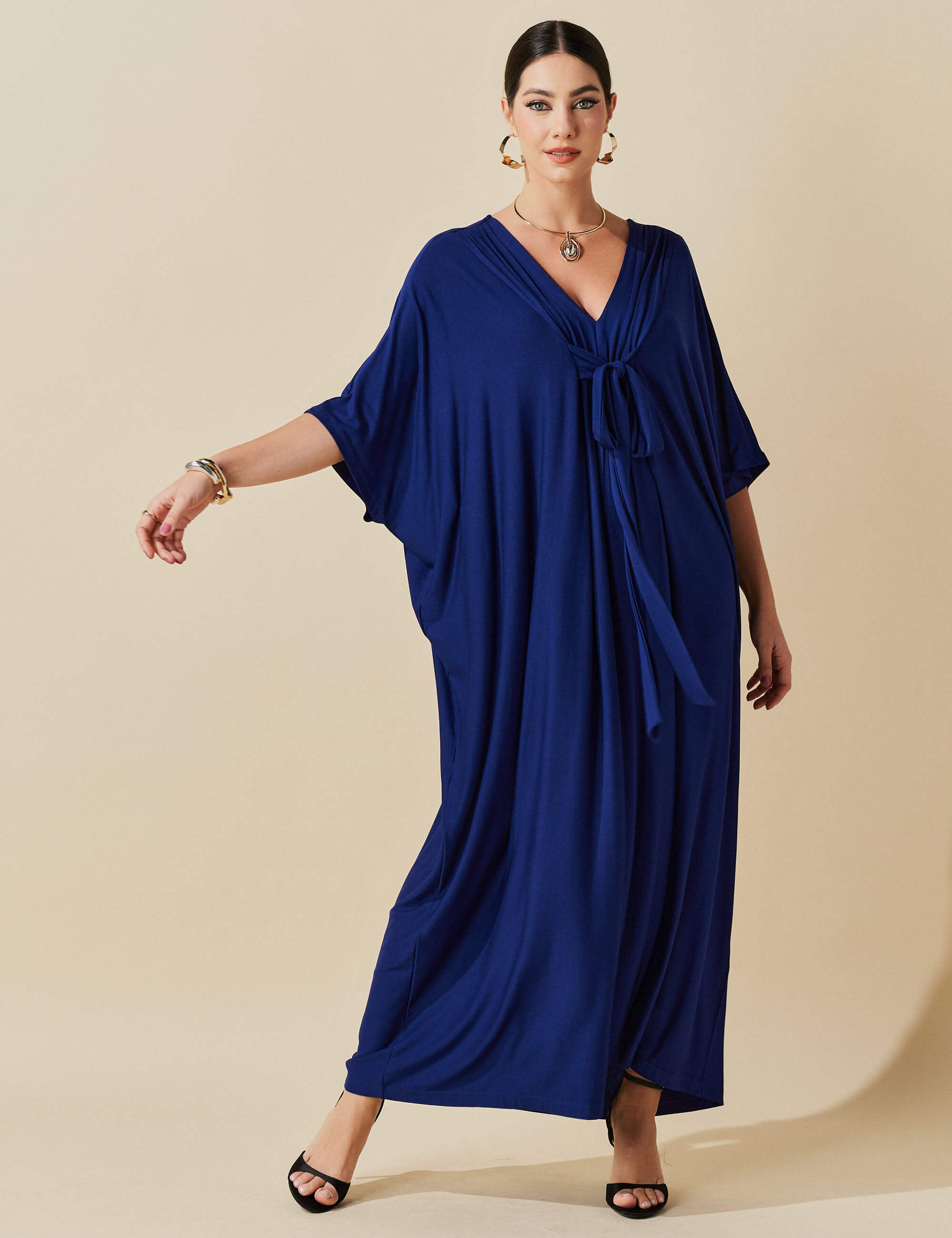 Vestido Tina Azul Profundo