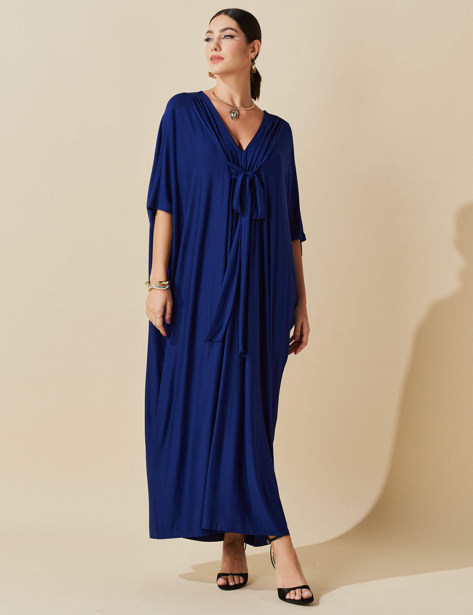Vestido Tina Azul Profundo