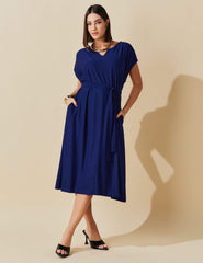Vestido Marbella Thais Azul Profundo