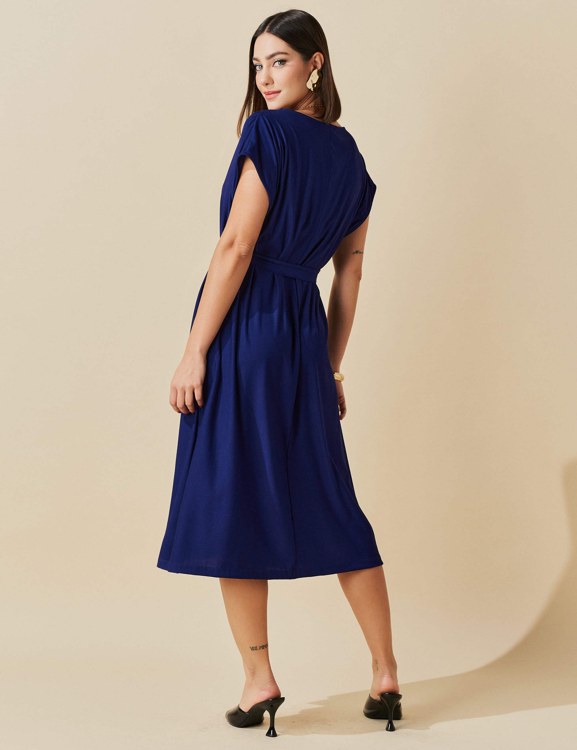 Vestido Marbella Thais Azul Profundo