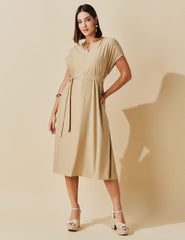 Vestido Marbella Thais Bege MPB