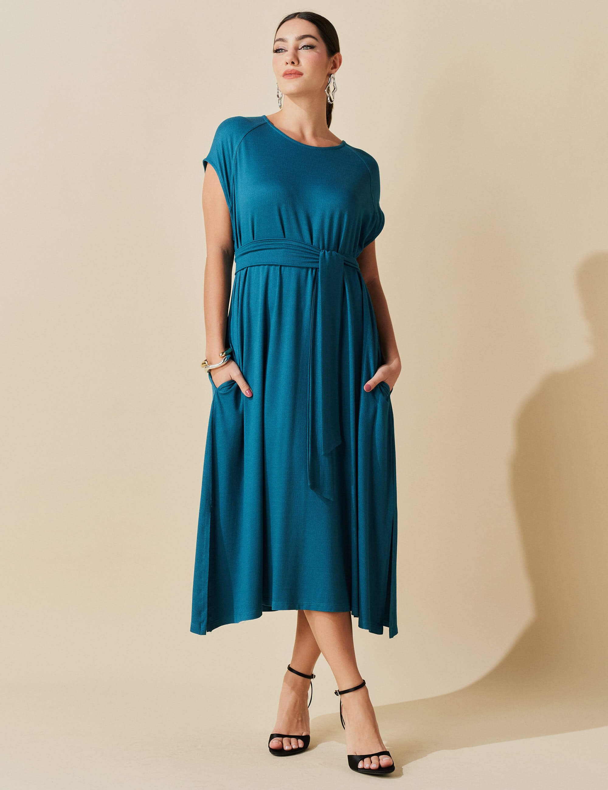 Vestido Vicenza Tuane Azul Gótico