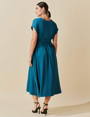Vestido Vicenza Tuane Azul Gótico
