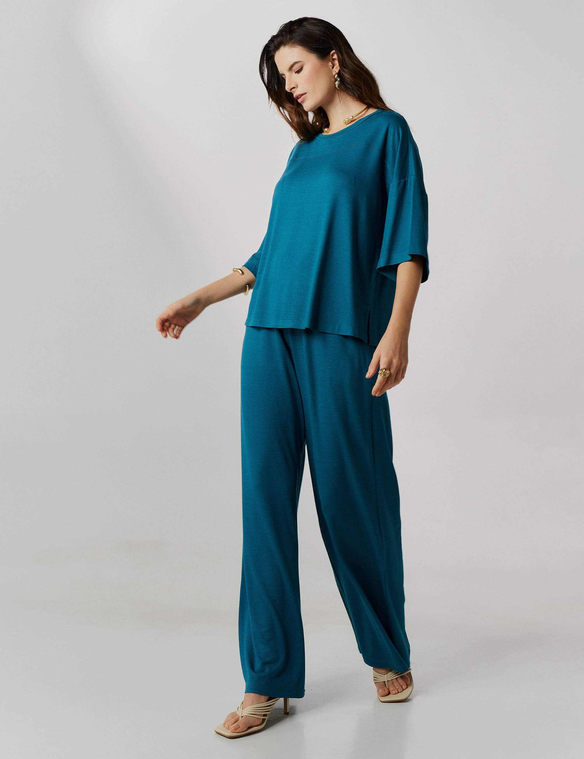 Conjunto Vicenza Vivian Azul Gótico