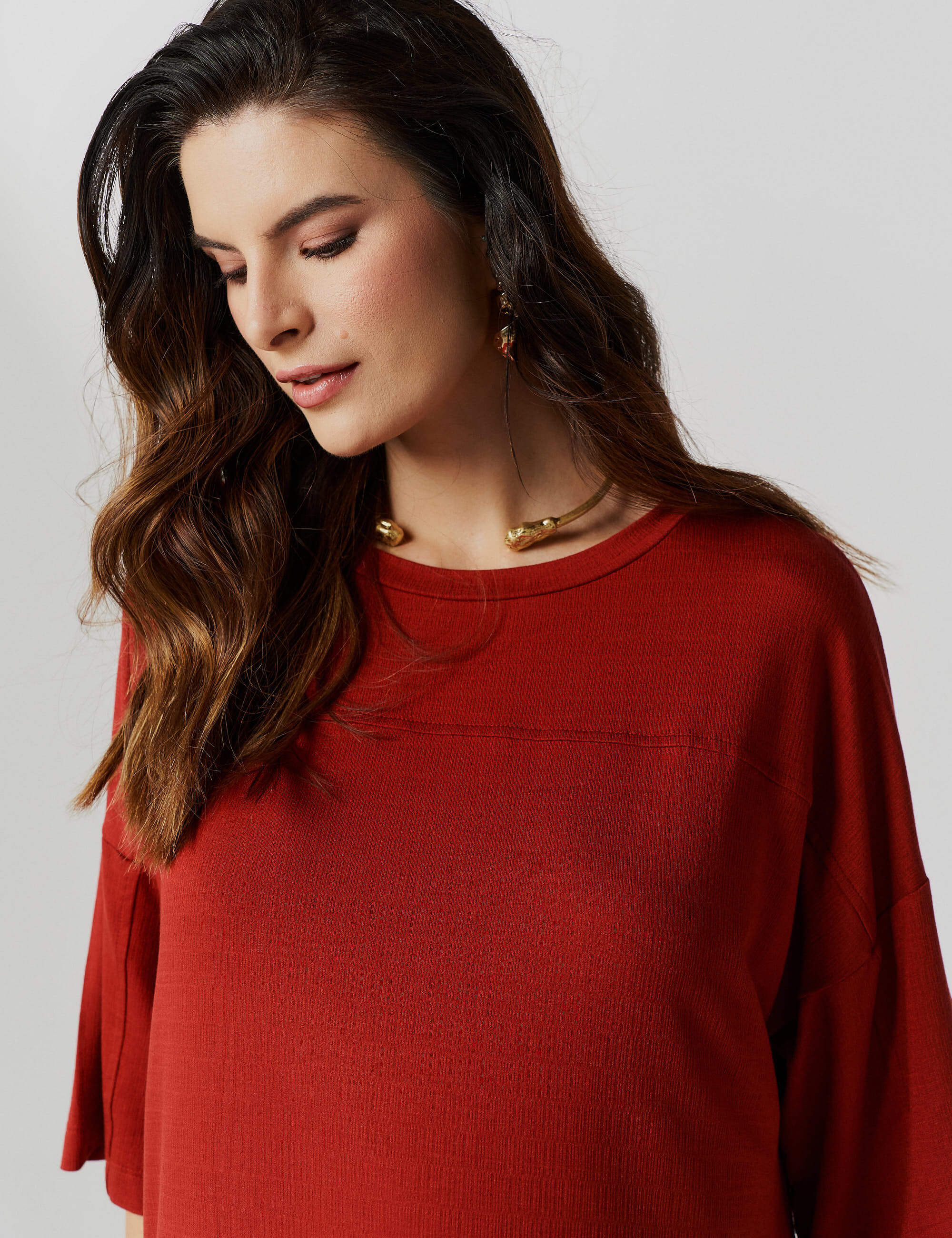 Conjunto Vicenza Vivian Marrom Galápagos