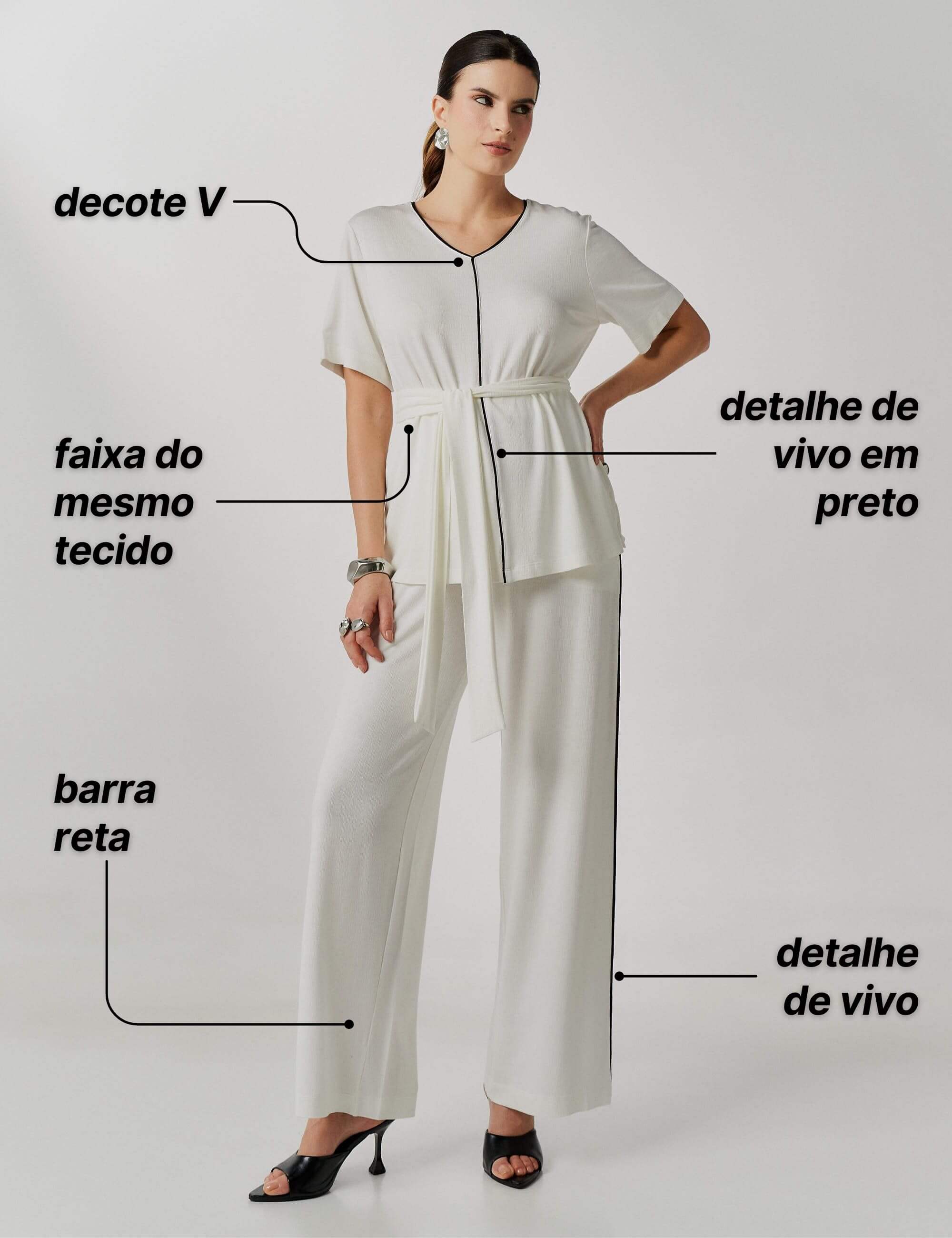 Conjunto Vicenza Viena Off White