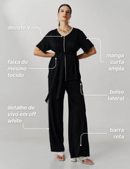 Conjunto Vicenza Viena Preto