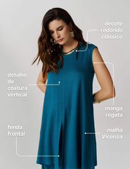 Conjunto Vicenza Vera Azul Gótico
