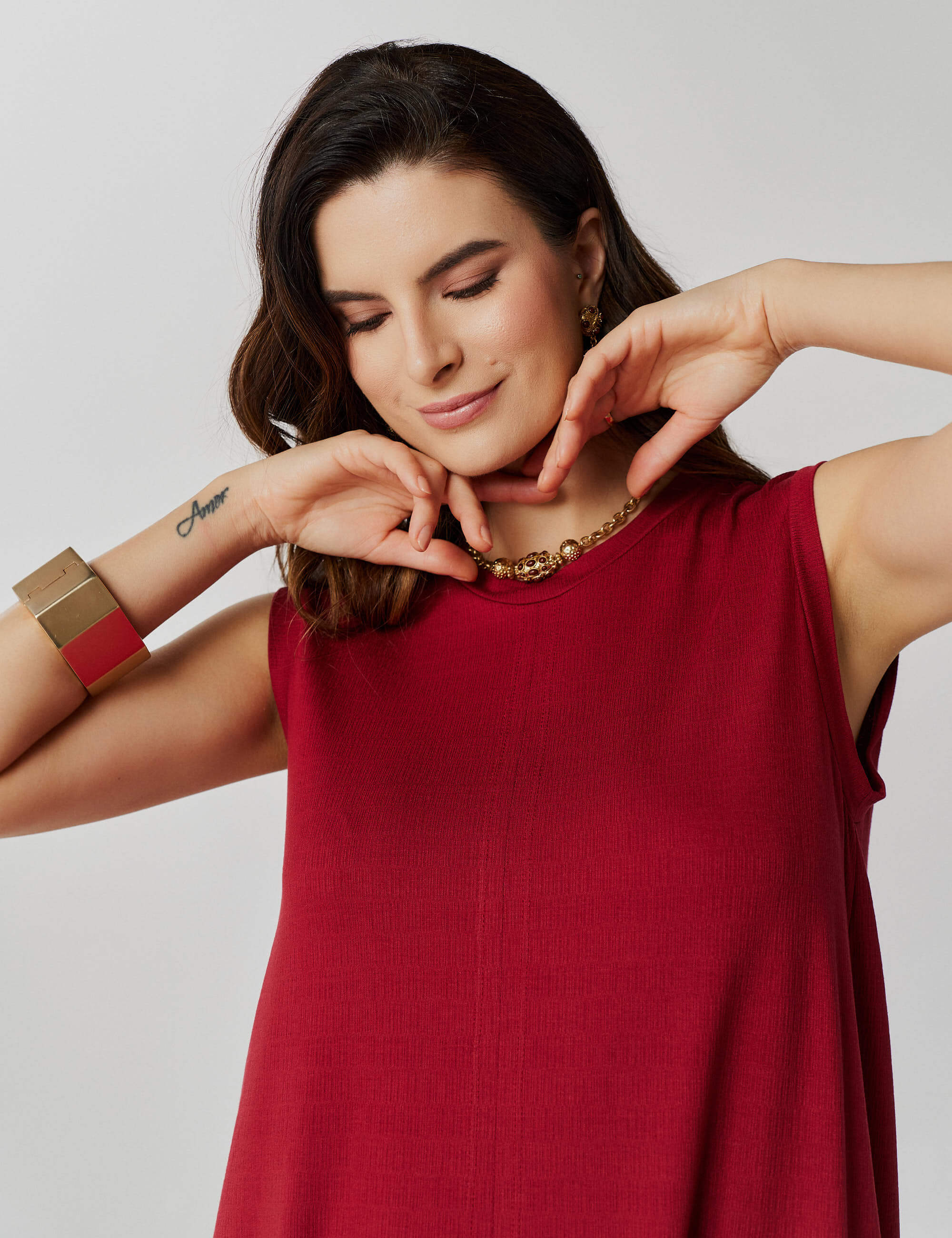 Conjunto Vicenza Vera Vermelho Hip Hop