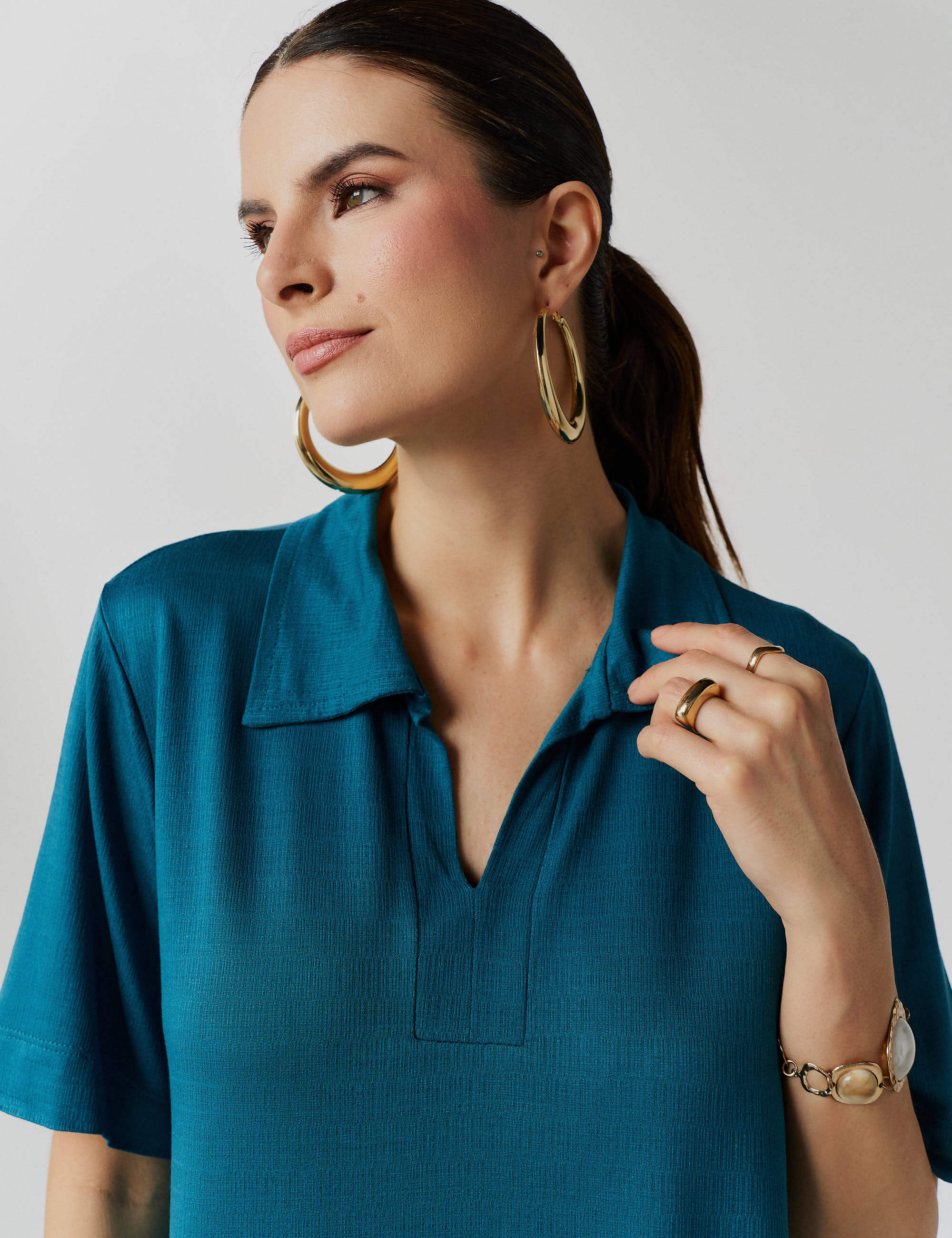 Conjunto Vicenza Virginia Azul Gótico