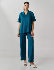 Conjunto Vicenza Virginia Azul Gótico
