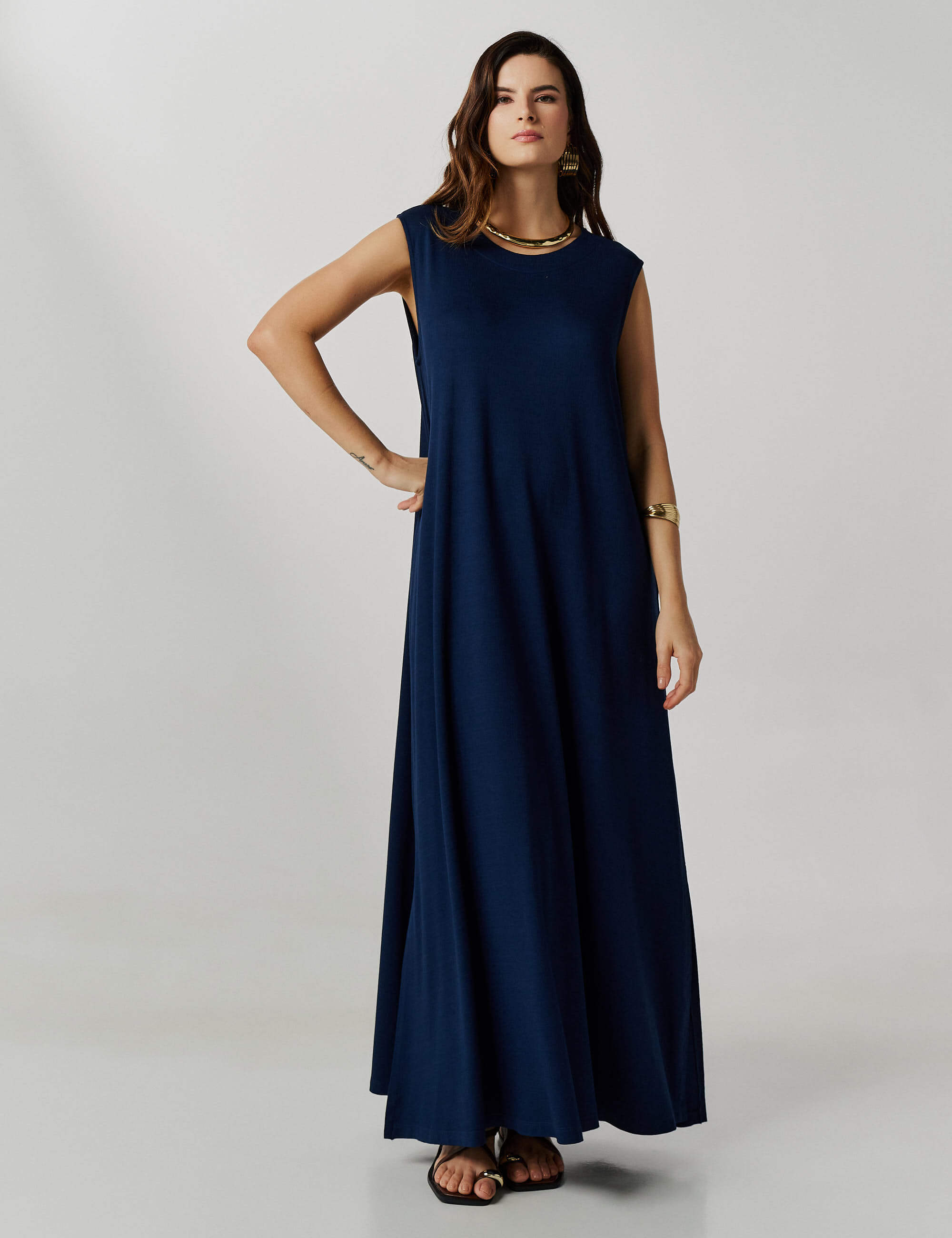 Vestido Vicenza Venus Azul Marinho