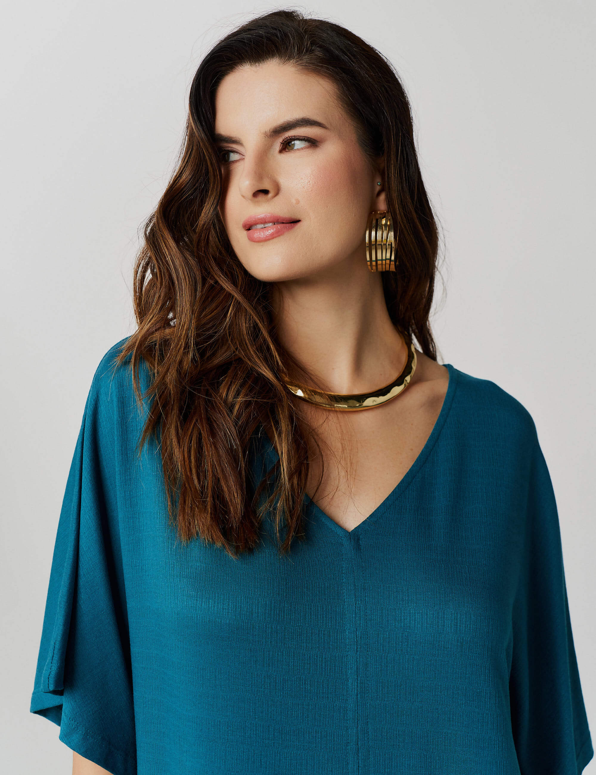 Vestido Vicenza Val Azul Gótico
