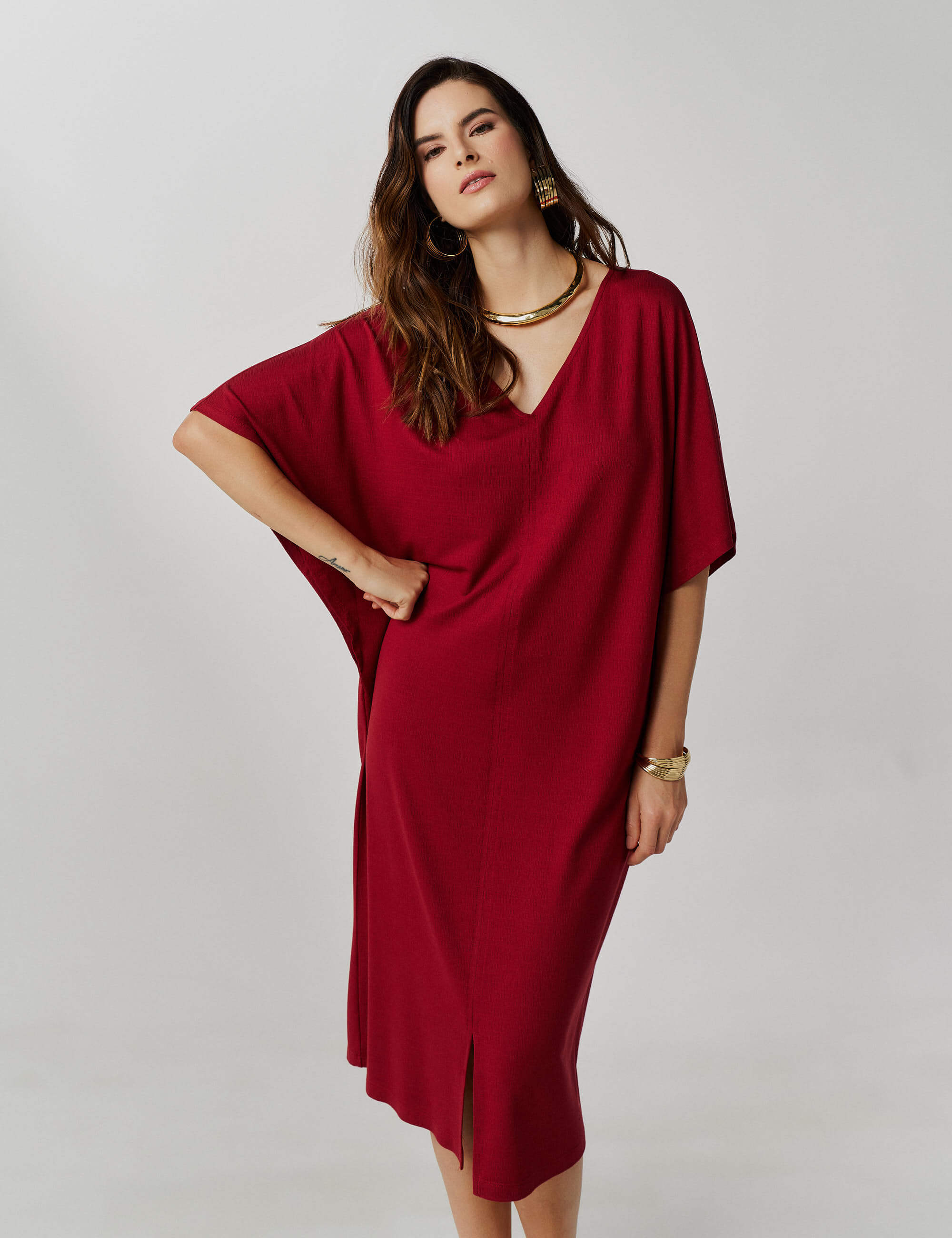 Vestido Vicenza Val Vermelho Hip Hop