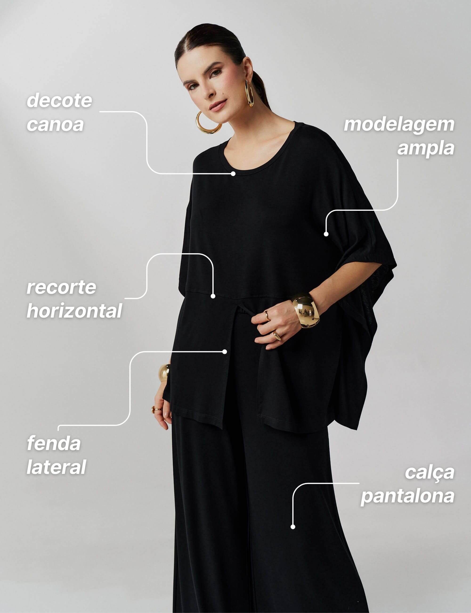Conjunto Verena Preto