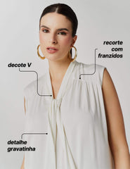 Conjunto Vika Off White