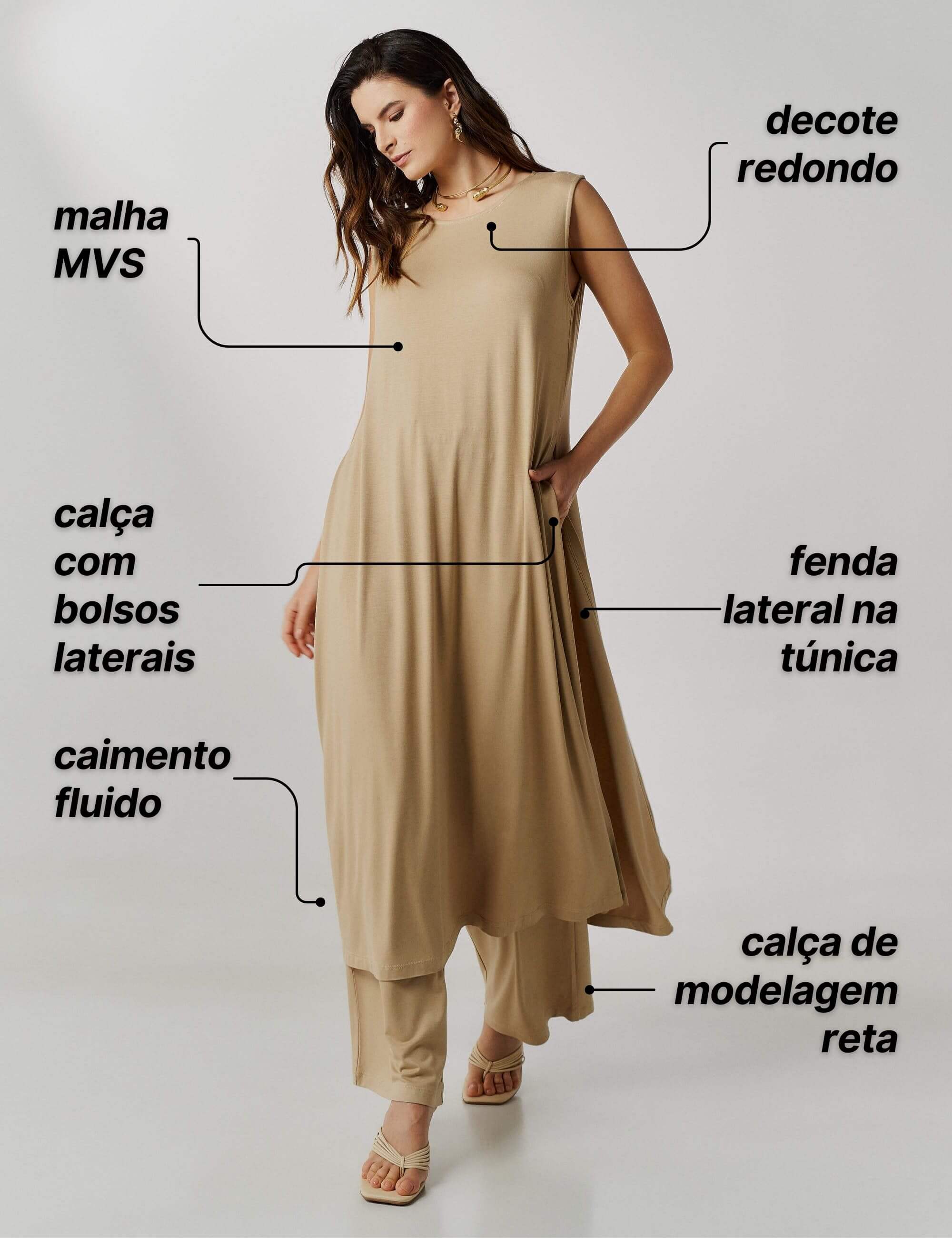 Conjunto Velma Bege MPB