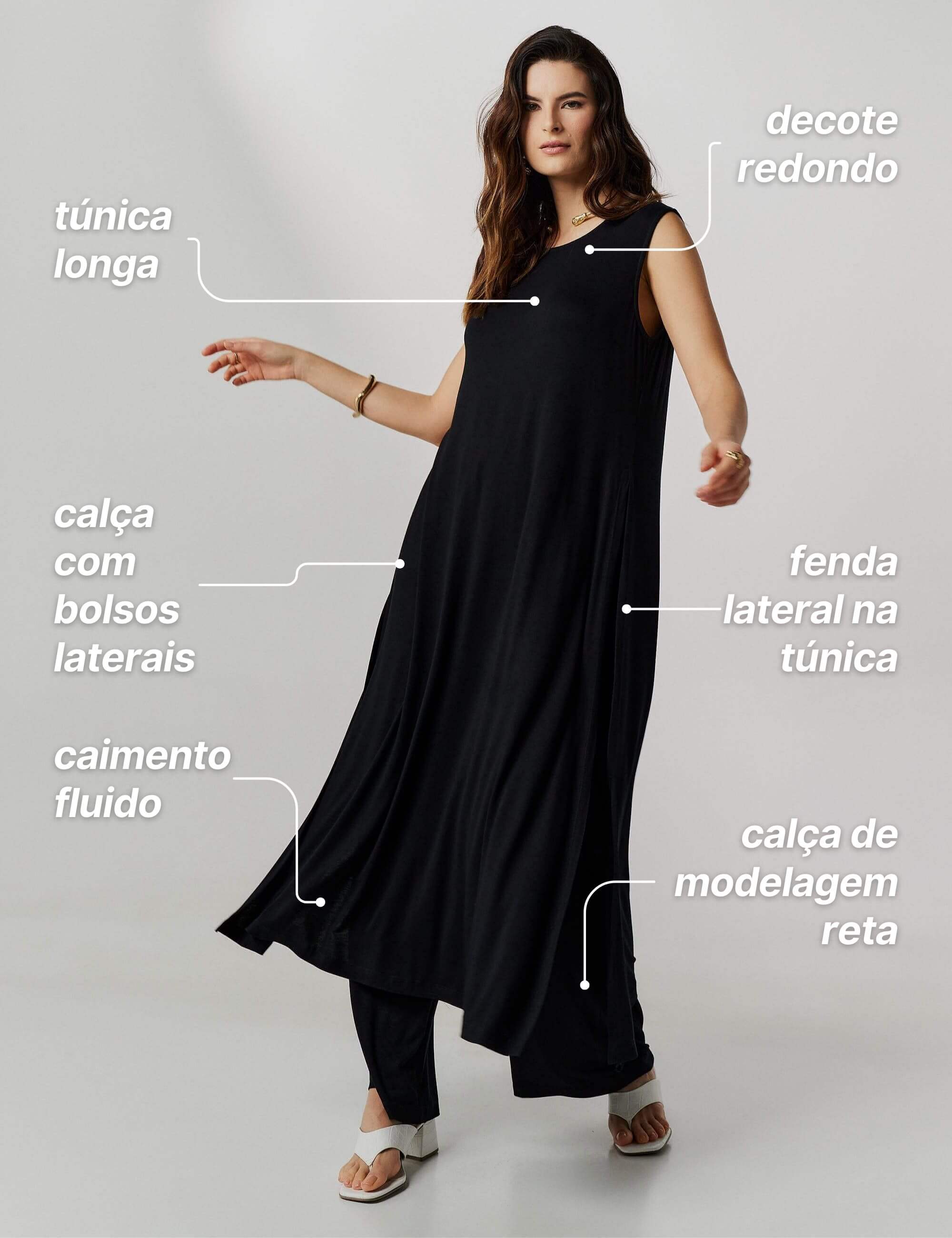 Conjunto Velma Preto