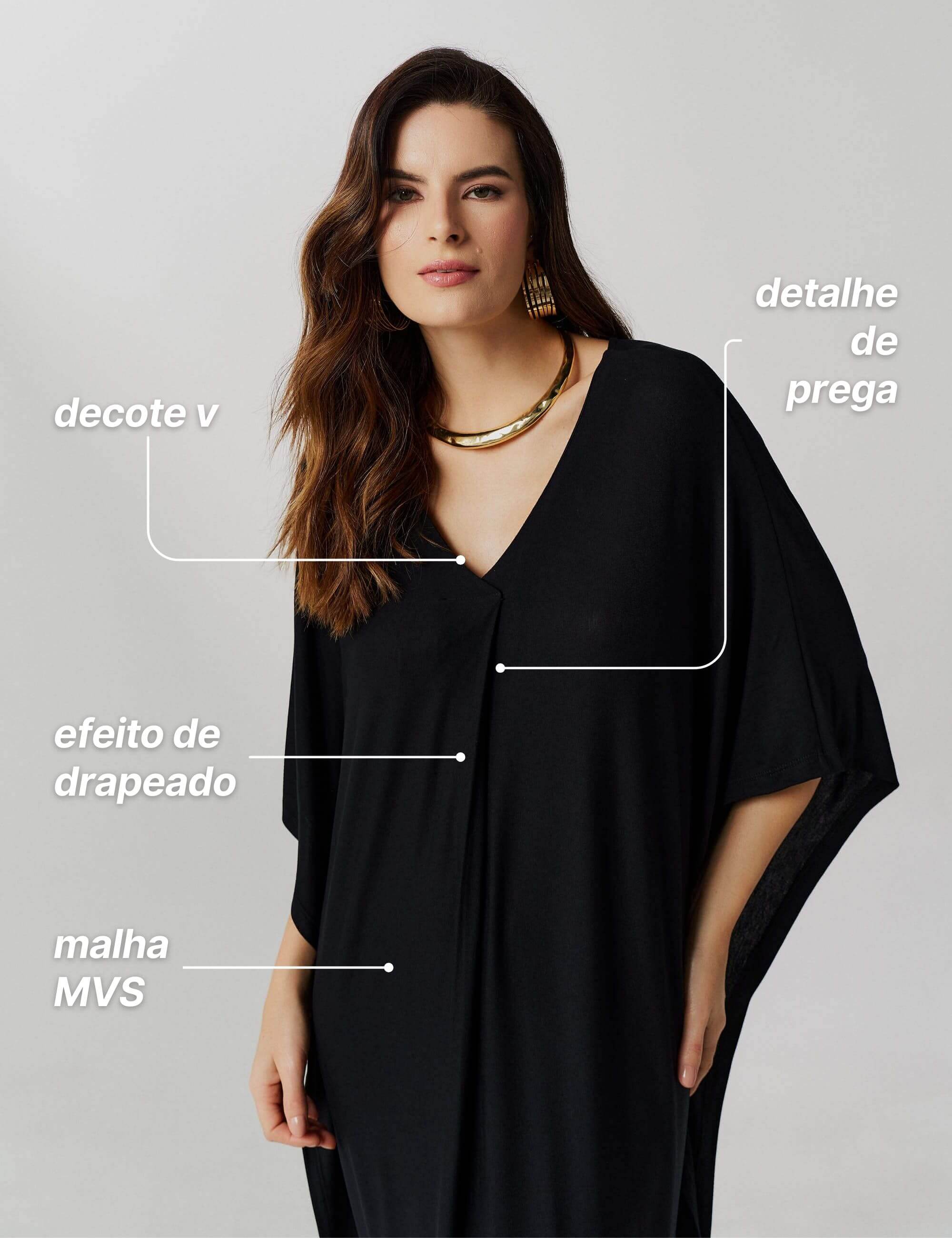 Vestido Veronica Preto