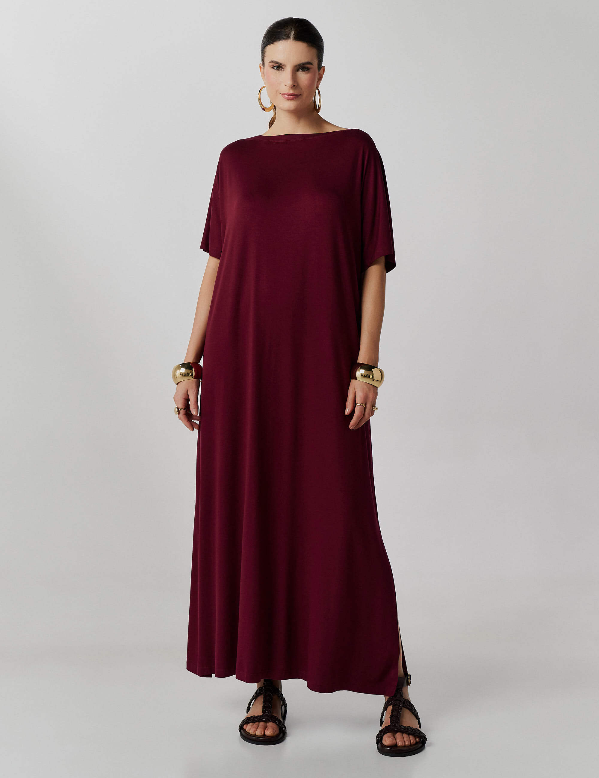 Vestido Vasti Bordo
