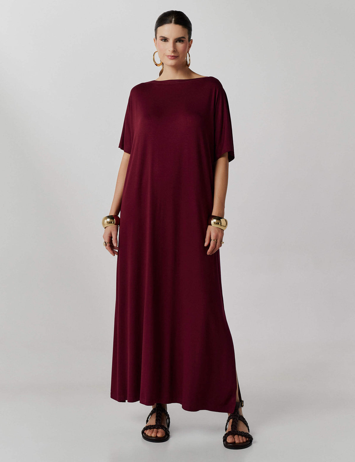 Vestido Vasti Bordo