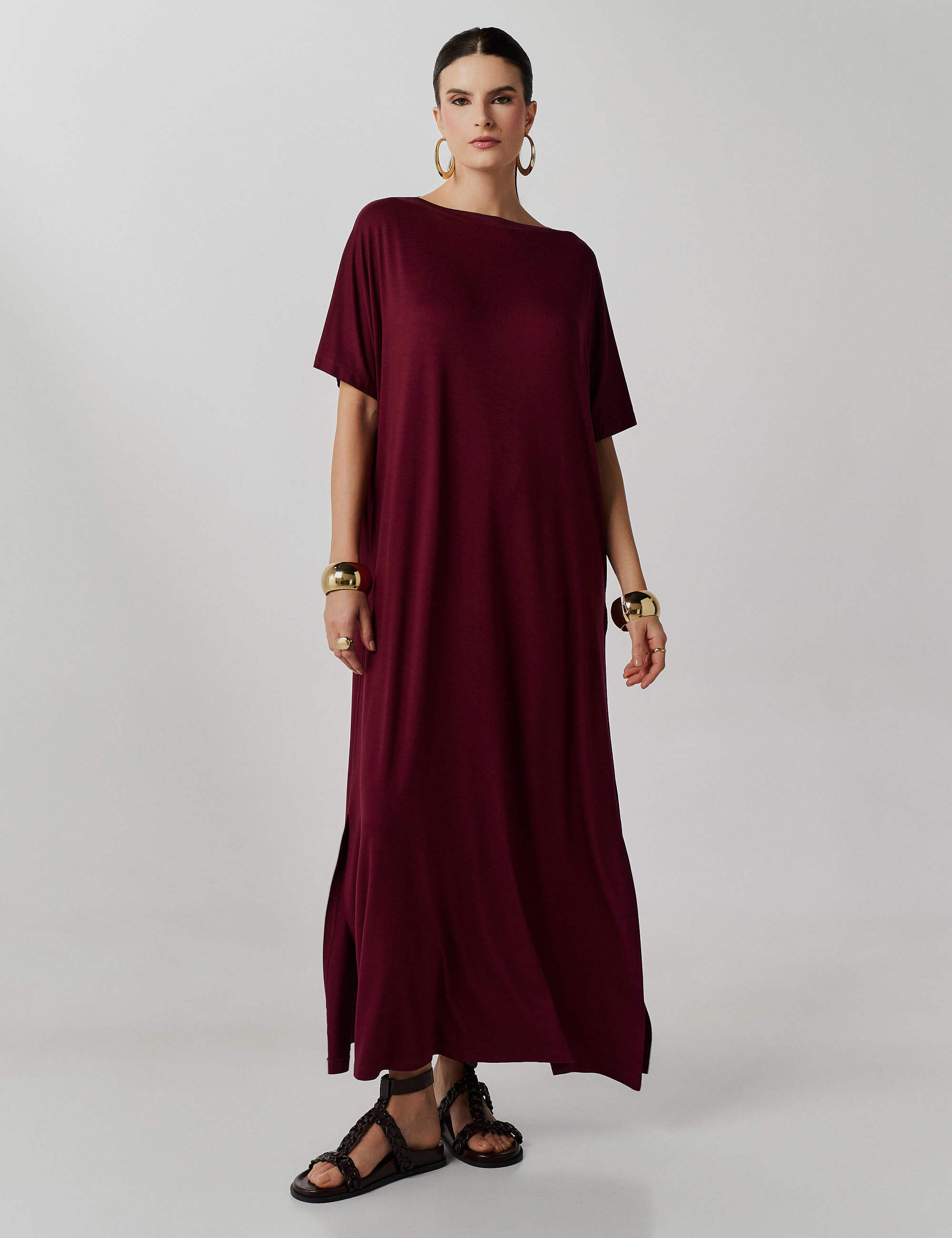 Vestido Vasti Bordo