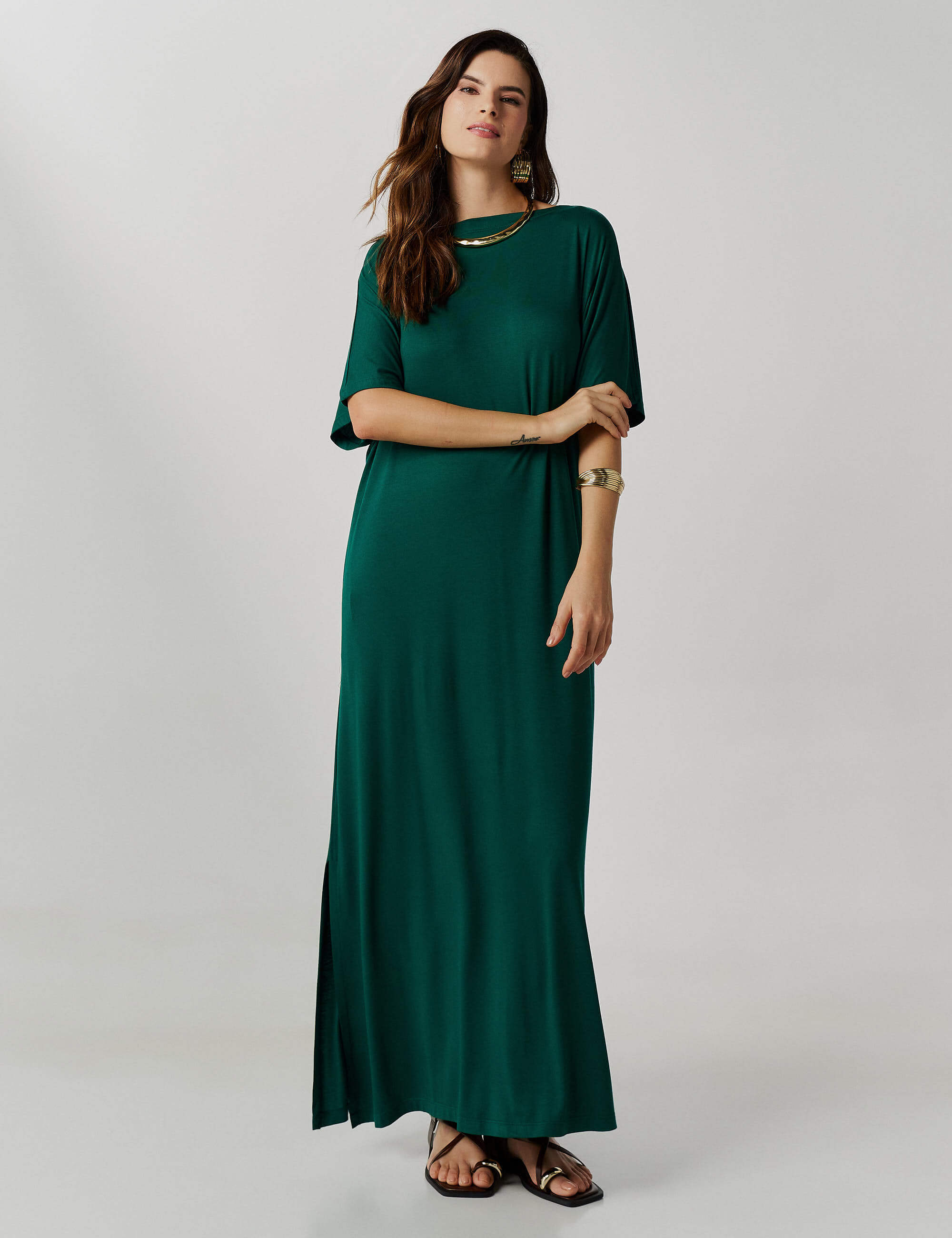 Vestido Vasti Verde Castanheira