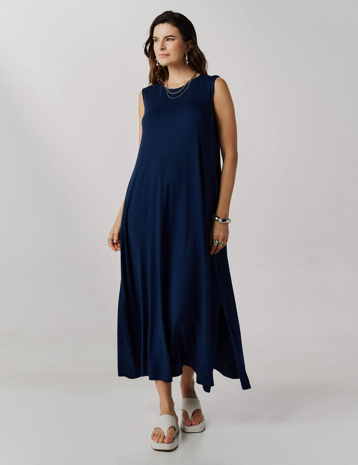 Vestido Valdet Azul Marinho
