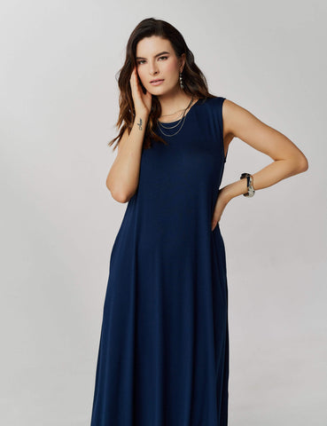 Vestido Valdet Azul Marinho