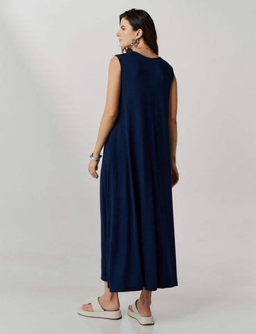 Vestido Valdet Azul Marinho