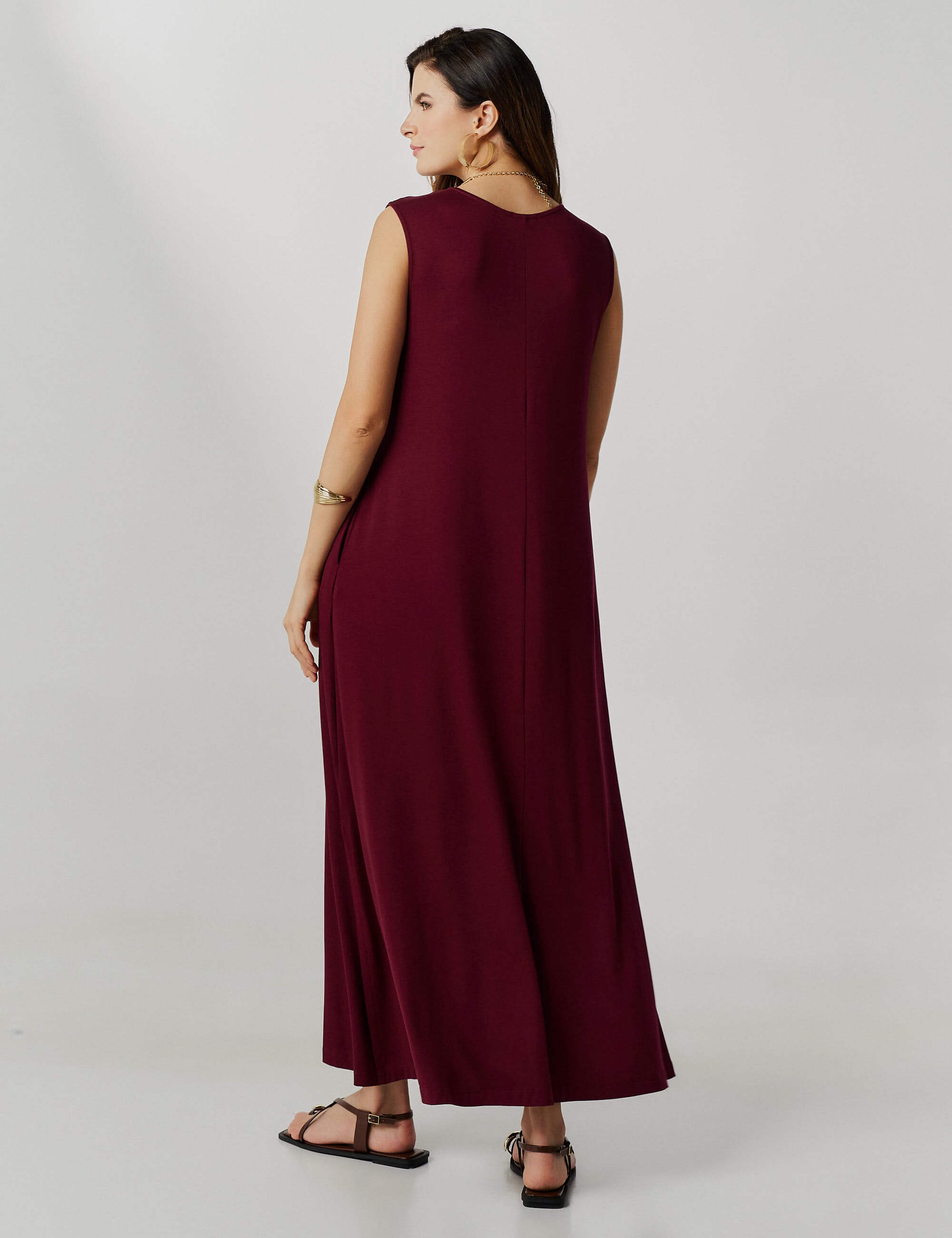 Vestido Valdet Bordo