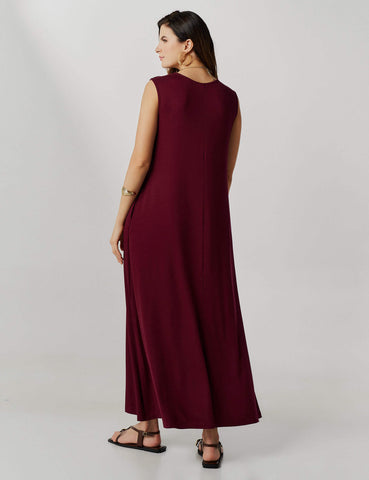 Vestido Valdet Bordo