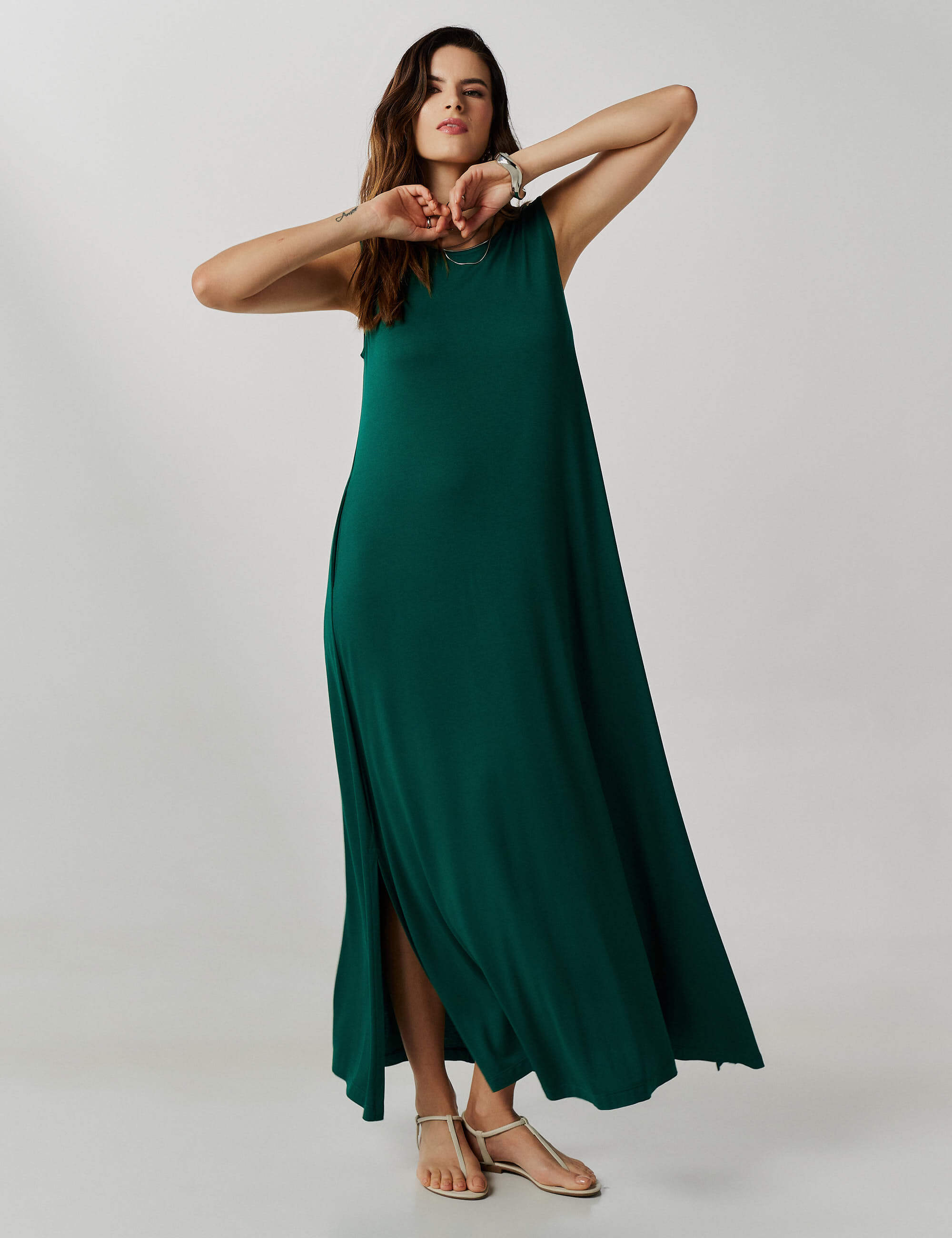 Vestido Valdet Verde Castanheira