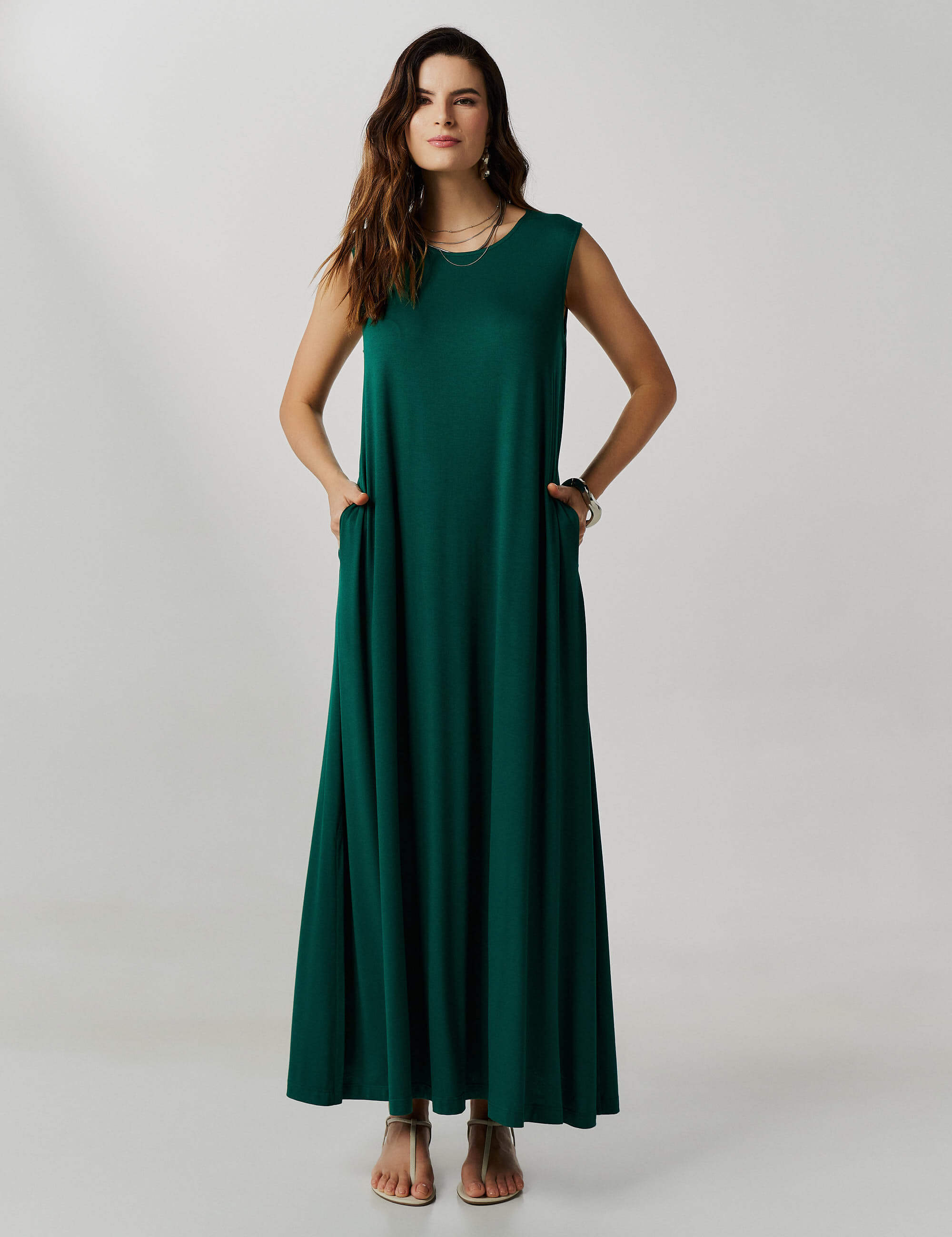 Vestido Valdet Verde Castanheira