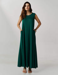 Vestido Valdet Verde Castanheira