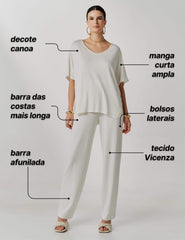 Conjunto Vicenza Vida Off White