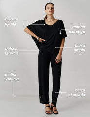 Conjunto Vicenza Vida Preto