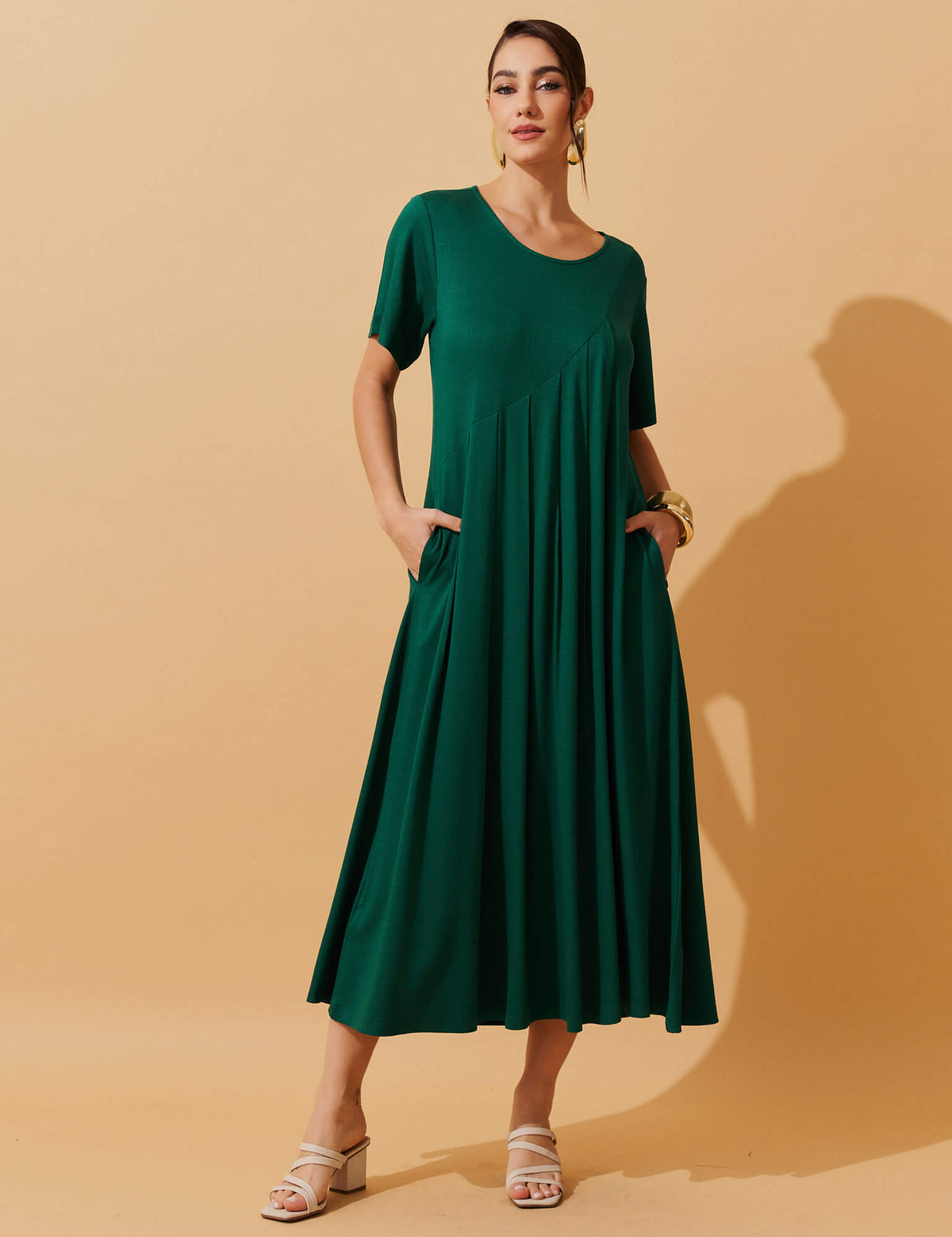 Vestido Vicenza Viola Verde Castanheira