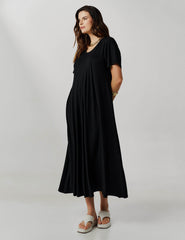 Vestido Vicenza Viola Preto