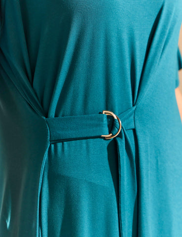 Vestido Aline Azul Gótico