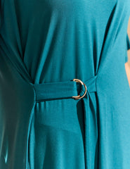Vestido Aline Azul Gótico